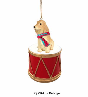 Little Drummer English Cocker Spaniel Christmas Ornament