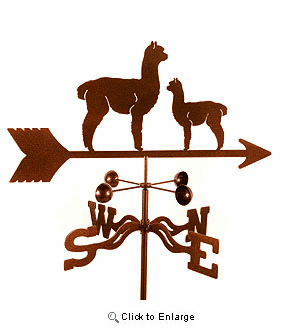 Llama Weathervane