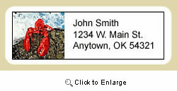 Lobster Address Labels