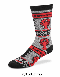 Lobster Blanket Socks