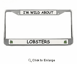 Lobster License Plate Frame
