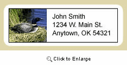 Loon Address Labels