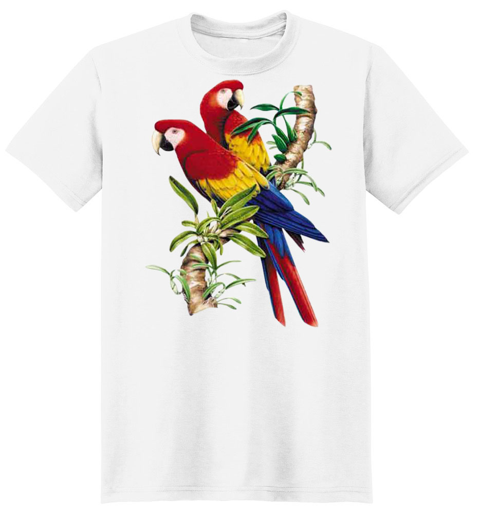 Macaw T-Shirt - Bold and Colorful