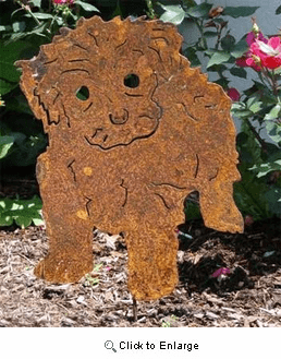 Maltese Garden Stake