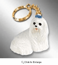 Maltese Keychain