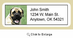 Mastiff Address Labels