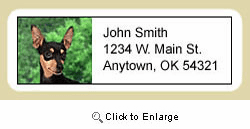 Miniature Pinscher Address Labels