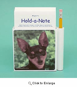 Miniature Pinscher Hold-a-Note