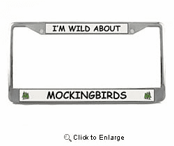 Mockingbird License Plate Frame