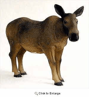 Moose Figurine Cow