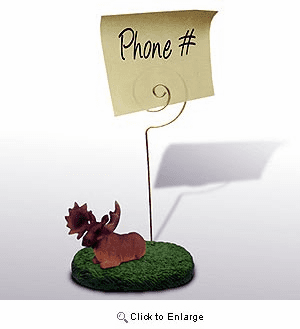 Moose Note Holder (Bull)