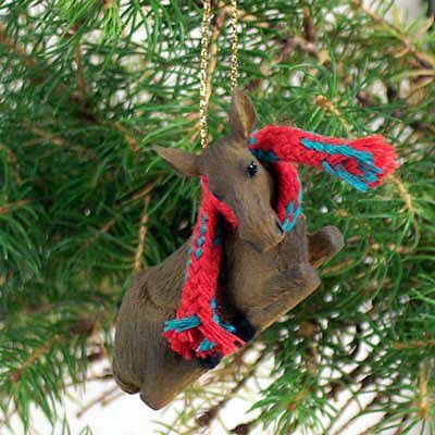 Moose Tiny One Christmas Ornament Cow