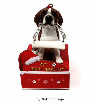 My Best Buddy Beagle Christmas Ornament