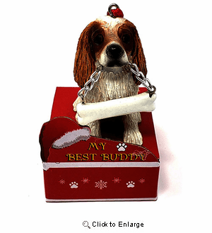 My Best Buddy Cavalier King Charles Christmas Ornament
