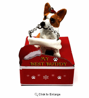 My Best Buddy Corgi Christmas Ornament