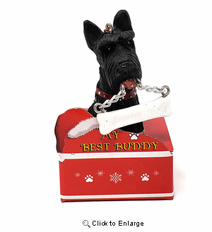 My Best Buddy Scottish TerrierChristmas Ornament