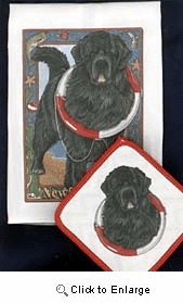 Newfoundland Dish Towel & Potholder