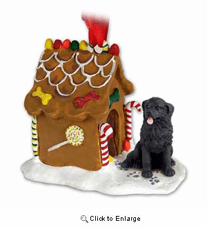 Newfoundland Gingerbread House Christmas Ornament