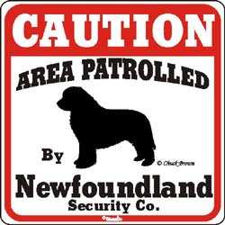 Newfoundland Caution Sign