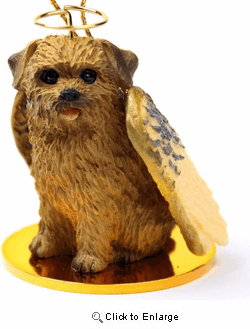 Norfolk Terrier Christmas Ornament Angel