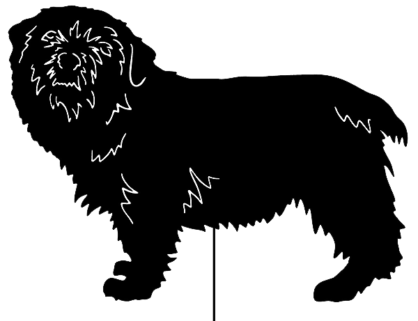 Norfolk Terrier Garden Stake