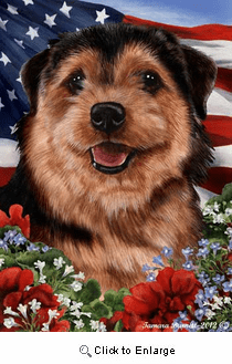 Norfolk Terrier House Flag