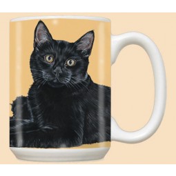 Black Cat Coffee Mug