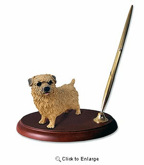 Norfolk Terrier Pen Holder