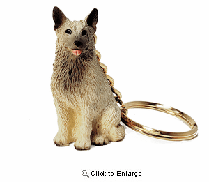 Norwegian Elkhound Keychain