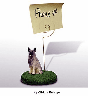 Norwegian Elkhound Note Holder