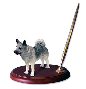 Norwegian Elkhound Pen Holder