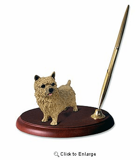 Norwich Terrier Pen Holder