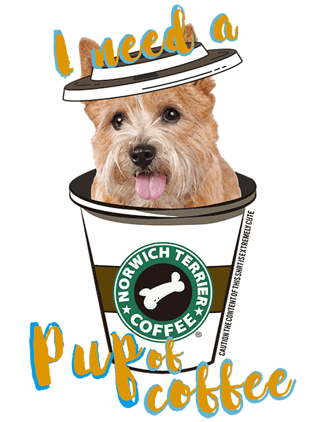 Norwich Terrier T Shirt - Coffee Mug