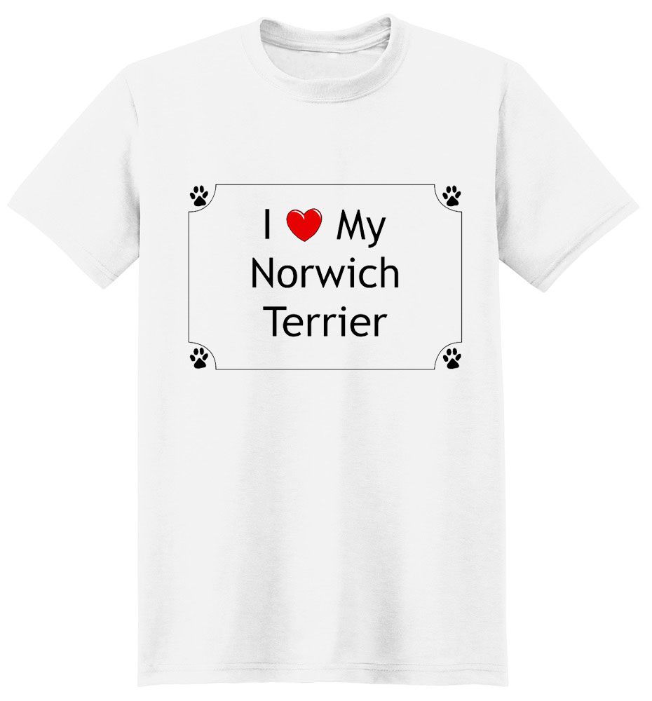 Norwich Terrier T-Shirt - I love my