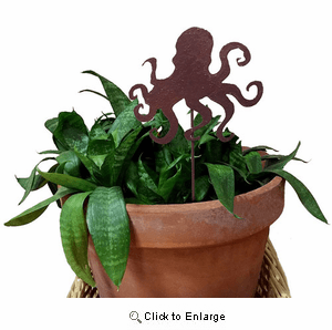 Octopus Plant Stake
