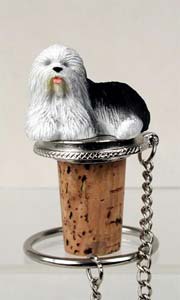 Old English Sheepdog Bottle Stopper