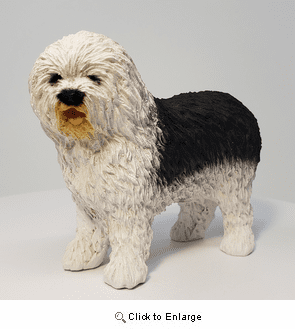 Old English Sheepdog Figurine