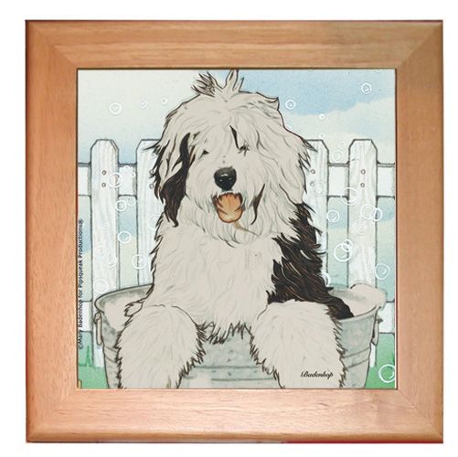 Old English Sheepdog Trivet