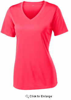 "Opna" Women's Athletic All Sport V-Neck Tee Shirt