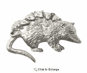 Opossum Pin