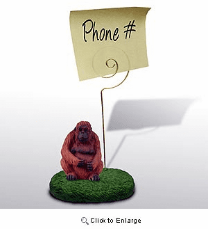 Orangutan Note Holder