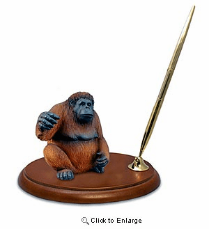 Orangutan Pen Holder