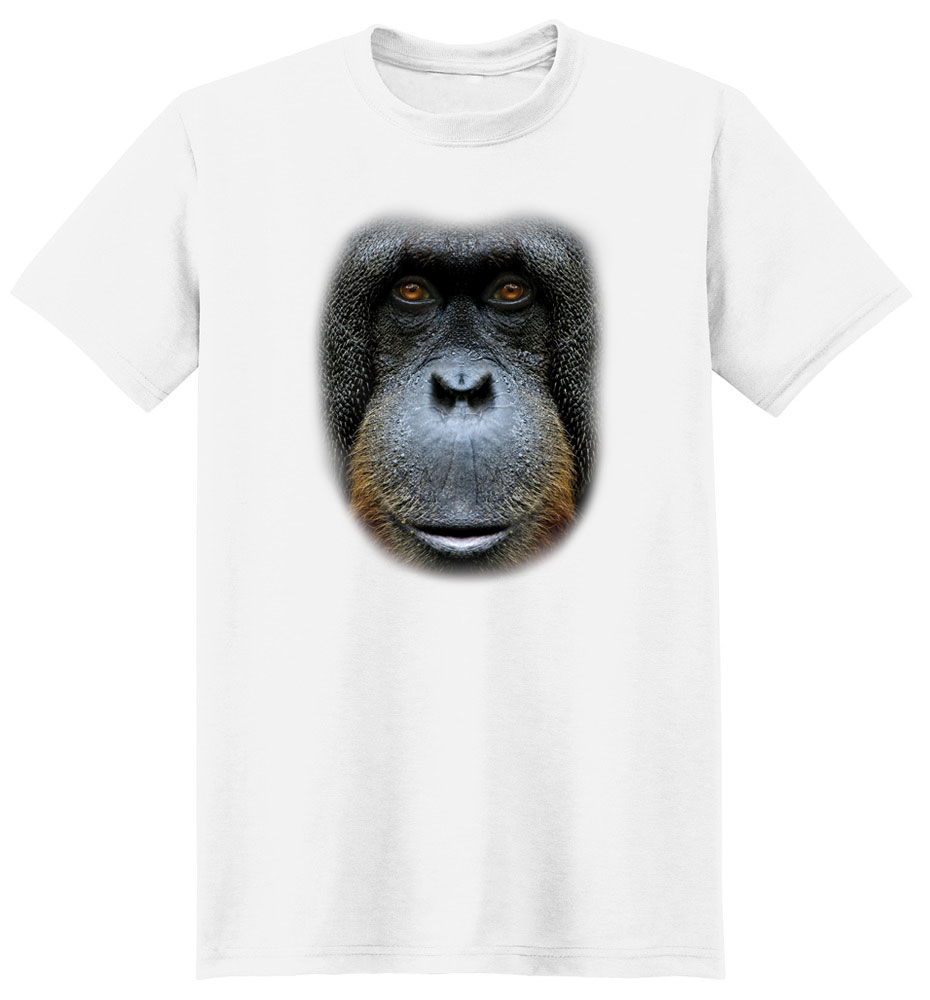 Orangutan T Shirt Full Face