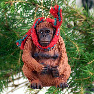 Orangutan Tiny One Christmas Ornament