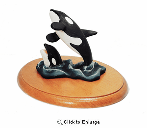 Orca Whale Figurine