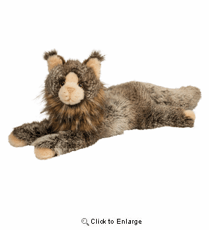 "Oscar" Maine Coon Cat Stuffed Plush Animal 20" by Douglas Toy