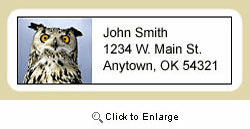 Owl Address Labels