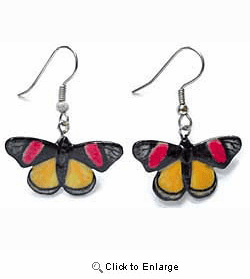 Painted Beauty Butterfly Earrings True to Life