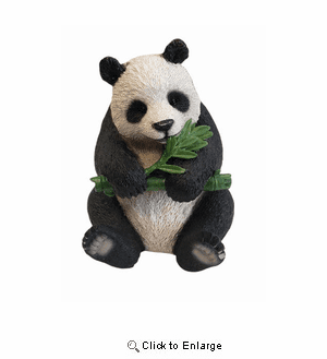 Panda Bear Figurine 6"