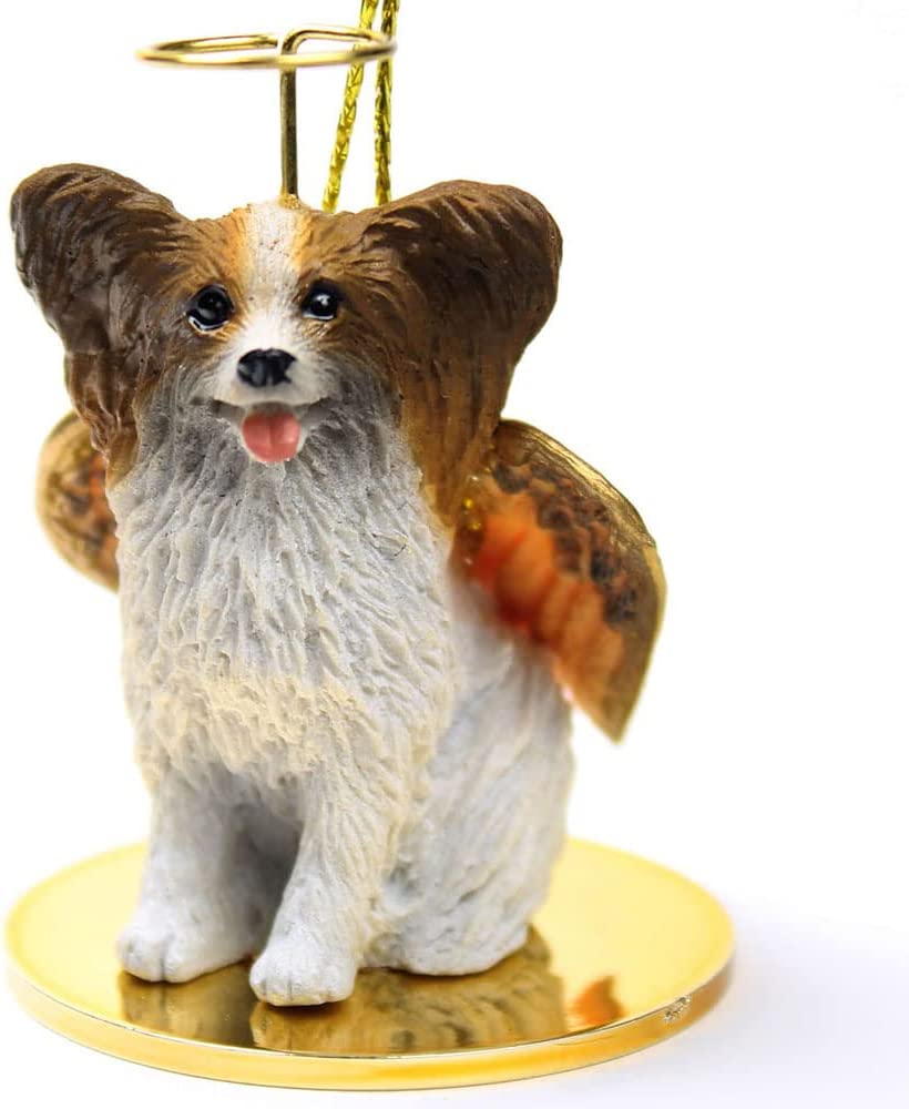 Papillon Christmas Ornament Angel